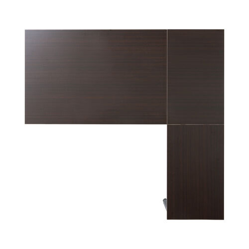 L字ローデスク（パソコンデスク・コンパクトタイプ・幅105cm・高さ可変5段階・木製・座デスク・コーナーデスク）