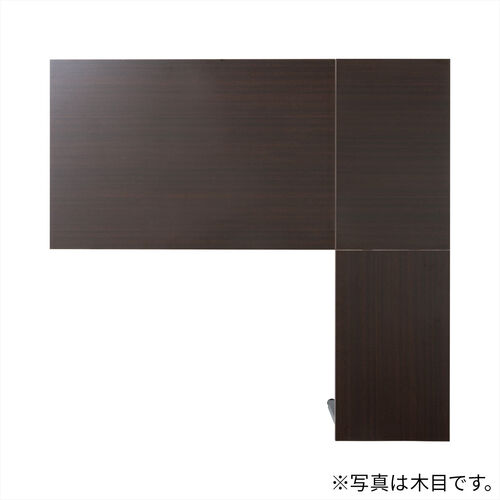 L字ローデスク（パソコンデスク・木製・座デスク・コーナーデスク・高さ可変5段階・幅105cm・ホワイト）