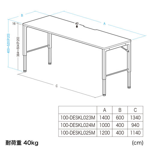 ローデスク（ローテーブル・高さ調整・5段階調整・幅140cm・奥行60cm・タップ受け・パソコンデスク・パソコンテーブル・ゲーミング・ブラウン）