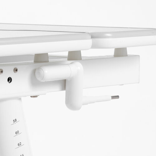 学習デスク（子供・コンパクト・ハンドル付・上下昇降・角度調整・幅98cm・奥行70.5cm・学習机）