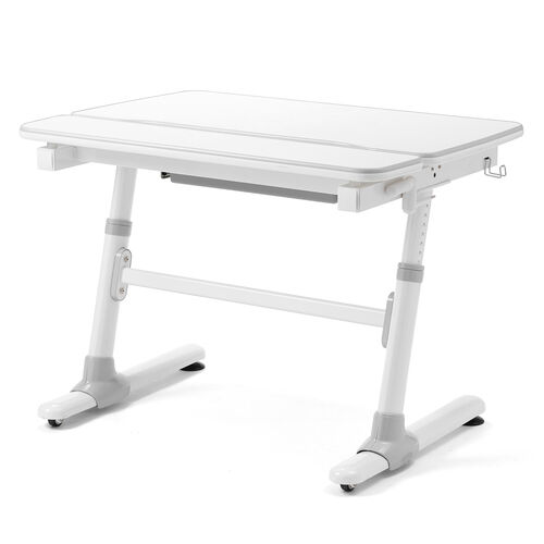 学習デスク（子供・コンパクト・ハンドル付・上下昇降・角度調整・幅98cm・奥行70.5cm・学習机）