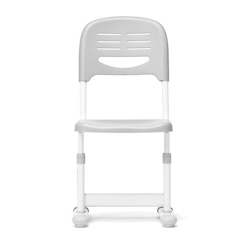 学習椅子（キッズ・子供・中学生・大人・座面高さ33～44cm・高さ確認用目盛り付き・背もたれ高さ2段階・簡単調整） DESKN017W