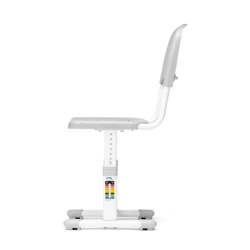 学習椅子（キッズ・子供・中学生・大人・座面高さ33～44cm・高さ確認用目盛り付き・背もたれ高さ2段階・簡単調整） DESKN017W