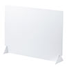 デスクパーティション（デスクトップパネル・飛散防止・アルコール消毒可能・日本製・高さ50cm・4枚セット・ホワイト）