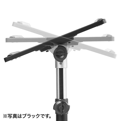 サイドテーブル(ノートパソコンデスク・高さ58～88㎝調整・角度無段階調整・テレワーク・在宅勤務・ベッド・ソファーサイド・木目調) ERD026M サンワサプライ