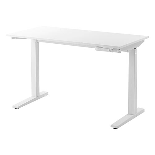 昇降デスク（手動タイプ・スタンディングデスク・幅120cm・奥行