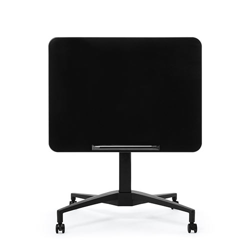スタンディングデスク（ガス圧昇降式・フォールディング・上下昇降・角度調整可能・幅80cm・奥行60cm・キャスター付き・ブラック） ERD031BK サンワサプライ