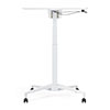 スタンディングデスク（ガス圧昇降式・フォールディング・上下昇降・角度調整可能・幅80cm・奥行60cm・キャスター付き・ホワイト） ERD031W サンワサプライ