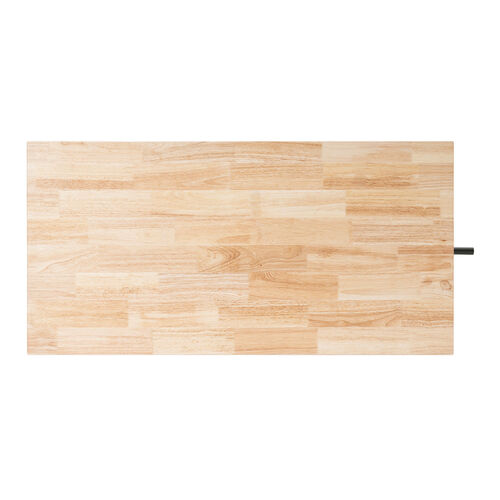 スタンディングデスク（作業台・手動昇降式・ラバーウッド・クランプ対応・幅120cm・奥行60cm・薄い木目） ERD035LM サンワサプライ