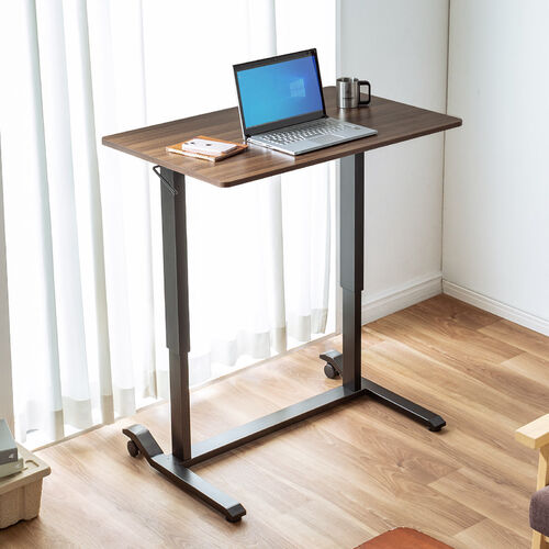 ガス圧式昇降デスク（幅90cm・奥行60cm・スタンディングデスク・軽量