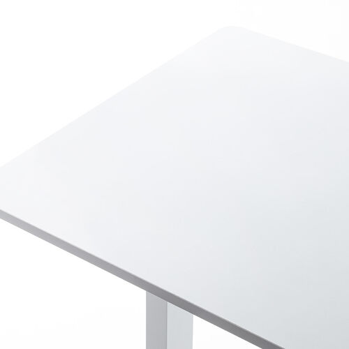 ガス圧式昇降デスク（幅90cm・奥行60cm・スタンディングデスク・軽量・作業台・座りすぎ防止・ホワイト）