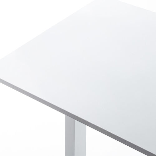 ガス圧式昇降デスク（幅120cm・奥行60cm・スタンディングデスク・軽量・作業台・座りすぎ防止・ホワイト）