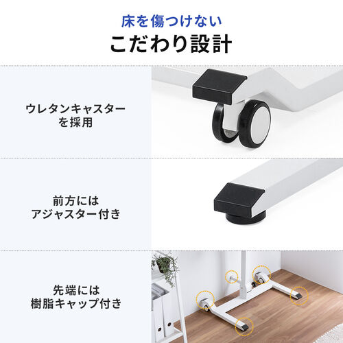 スタンディングデスク（昇降デスク・ガス圧デスク・折りたたみテーブル・完成品出荷・落下防止ストッパー・天板角度調整可能・無段階調節・カップホルダー・タブレットスタンド・フック・薄さ16cm・ブラック）