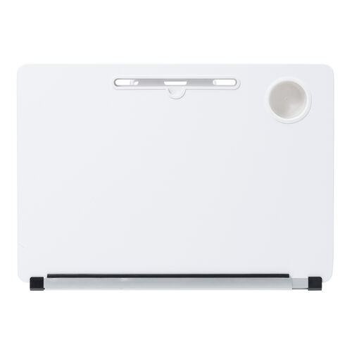 スタンディングデスク（昇降デスク・ガス圧デスク・折りたたみテーブル・落下防止ストッパー・天板角度調整可能・無段階調節・カップホルダー・タブレットスタンド・フック付き・組み立て不要・完成品）