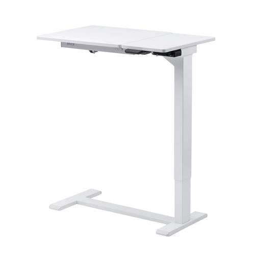 スタンディングデスク（電動昇降デスク・傾斜台・ソファサイドテーブル・低床キャスター・モバイルバッテリー稼働・軽量）