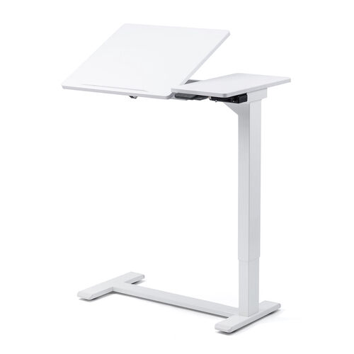 スタンディングデスク（電動昇降デスク・傾斜台・ソファサイドテーブル・低床キャスター・モバイルバッテリー稼働・軽量）