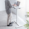 スタンディングデスク（電動昇降デスク・ソファサイドテーブル・低床キャスター・モバイルバッテリー稼働・軽量）