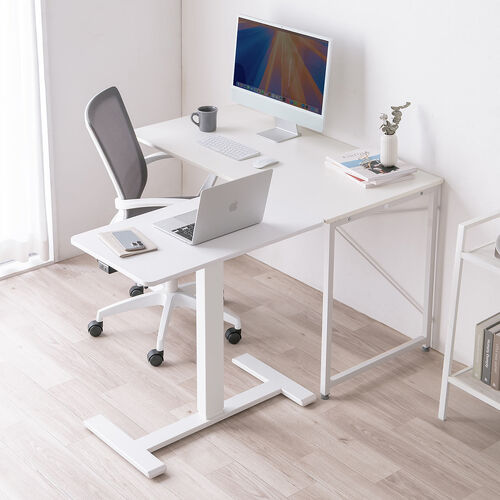 スタンディングデスク（電動昇降デスク・ソファサイドテーブル・低床キャスター・モバイルバッテリー稼働・軽量）