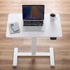 スタンディングデスク（電動昇降デスク・ソファサイドテーブル・低床キャスター・モバイルバッテリー稼働・軽量）