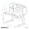 学習机（勉強机・小学生・デスク・多機能・学習デスク・タブレット対応・手動昇降・チルト天板・シェルフ付・ペントレー・小物入れ・低ホルムアルデヒド・かわいい・おしゃれ・シンプル）