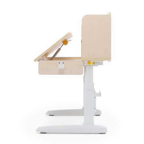 学習机（勉強机・小学生・デスク・多機能・学習デスク・タブレット対応・手動昇降・チルト天板・シェルフ付・ペントレー・小物入れ・低ホルムアルデヒド・かわいい・おしゃれ・シンプル）