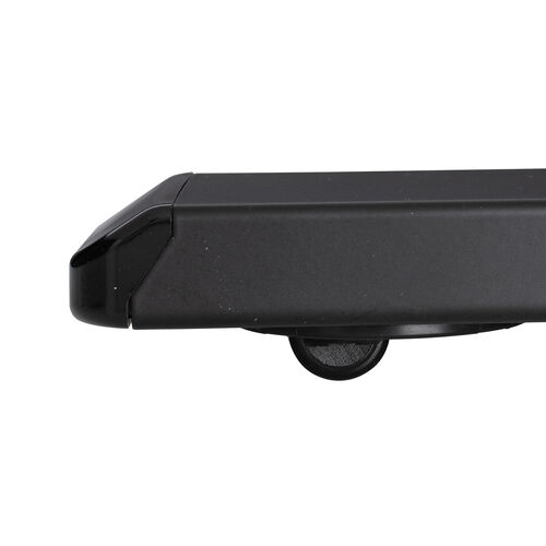 スタンディングデスク（昇降デスク・ガス圧デスク・折りたたみテーブル・完成品出荷・落下防止ストッパー・天板角度調整可能・無段階調節・カップホルダー・フック付き・薄さ23cm・ブラック）