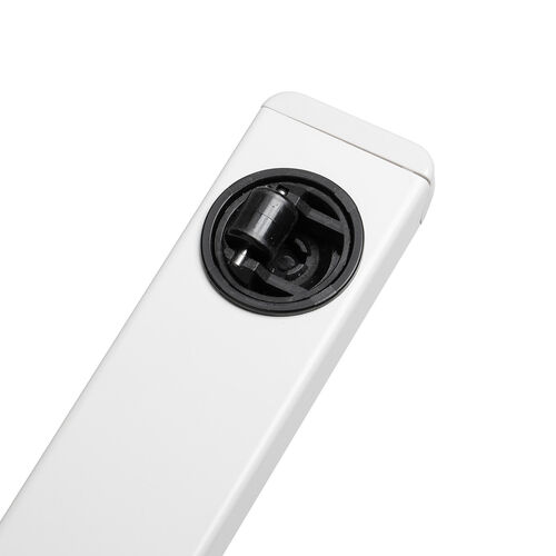 スタンディングデスク（昇降デスク・ガス圧デスク・折りたたみテーブル・完成品出荷・落下防止ストッパー・天板角度調整可能・無段階調節・カップホルダー・フック付き・薄さ23cm・ホワイト）