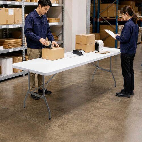 新品未使用 廃盤 REI Co-op 折りたたみテーブル グレー 折りたたみテーブル（ プラスチックテーブル・会議テーブル・長机