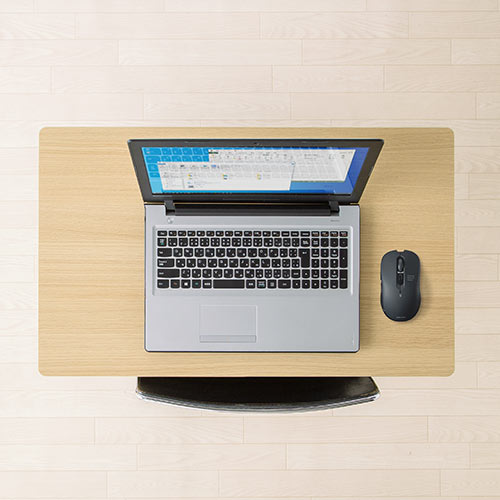 折りたたみテーブル 学習塾机 テレワーク向け 幅75cm 奥行45cm キャスター付き 中棚付き 木目調