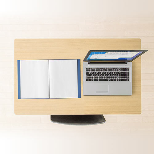 折りたたみテーブル 学習塾机 テレワーク向け 幅100cm 奥行60cm キャスター付き 中棚付き 木目調