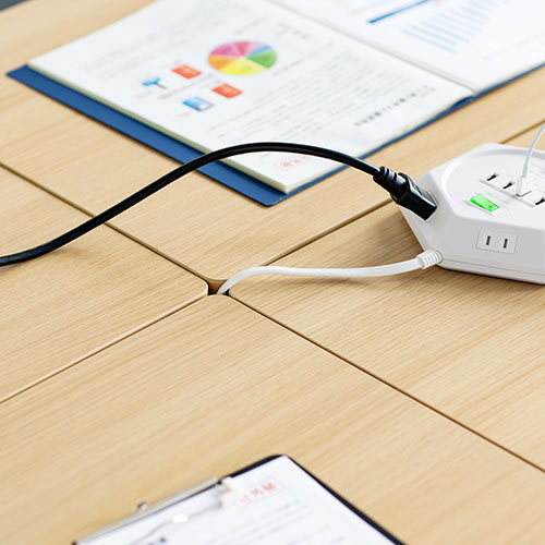 折りたたみテーブル 学習塾机 テレワーク向け 幅120cm 奥行60cm キャスター付き 中棚付き 木目調