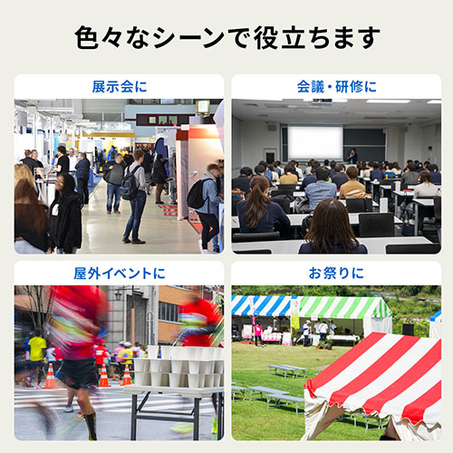 折りたたみテーブル（省スペース・W1520mm・D455mm・樹脂天板・作業台・簡単組立・持ち運び・軽量・ホワイト）