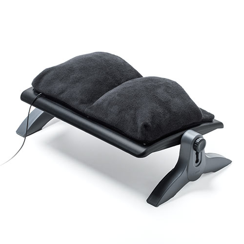 フットレスト（足温器・あったかクッション・メッシュクッション付き・USB給電・高さ調整・角度調整・オールシーズン使用可能）