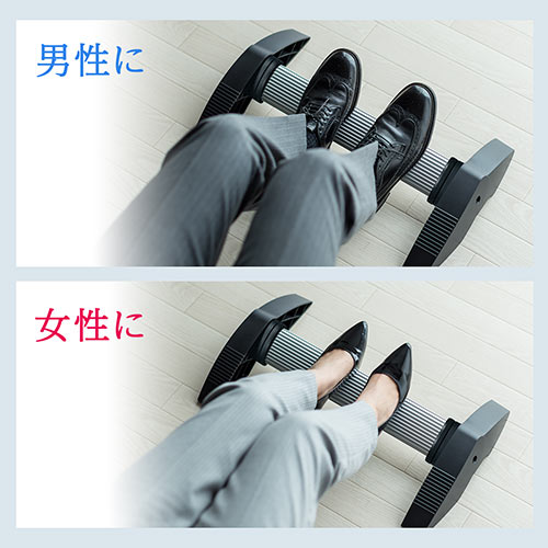 フットレスト（足置き・竹踏み風・角度調節可能・エルゴノミクス・耐荷重80kg）