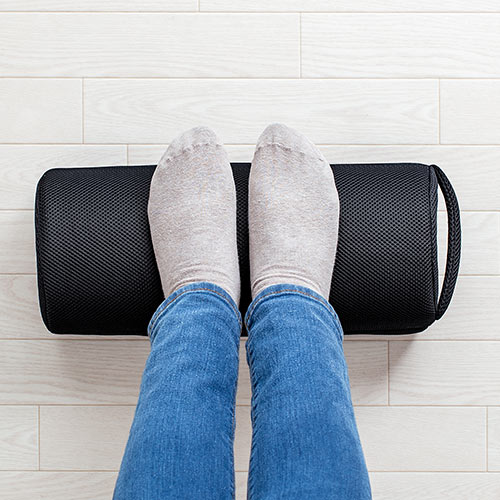 フットレスト クッション 足枕 低反発 足置き台 オフィス 家庭