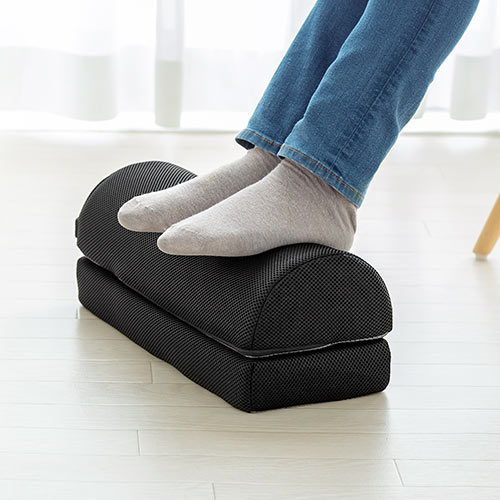 フットレスト クッション 足枕 低反発 足置き台 オフィス 家庭 EZ1