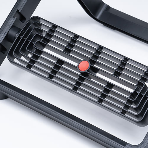 【アウトレット･訳あり・セール】フットレスト（折りたたみ・耐荷重10kg・足置き台・3段階高さ調節・角度無段階）