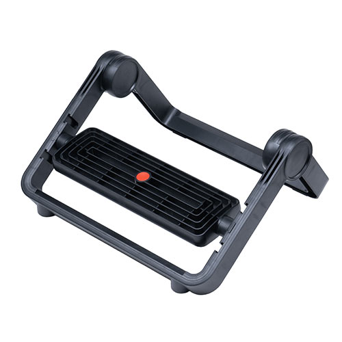 【アウトレット･訳あり・セール】フットレスト（折りたたみ・耐荷重10kg・足置き台・3段階高さ調節・角度無段階）