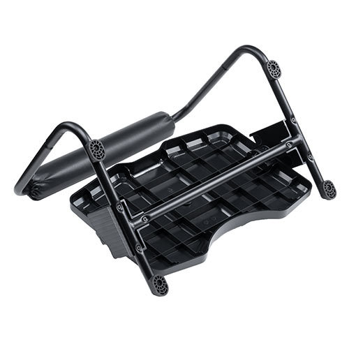 フットレスト（足置き台・オットマン・スタンディングデスク用足置き台・耐荷重40kg・無段階角度調節・3段階角度調節）