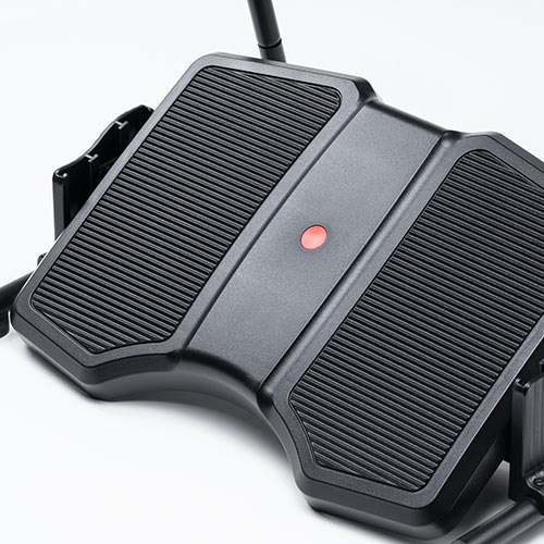 フットレスト（足置き台・オットマン・スタンディングデスク用足置き台・耐荷重40kg・無段階角度調節・3段階角度調節）