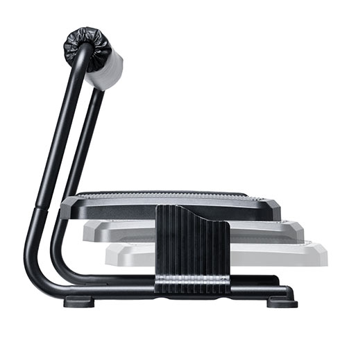 フットレスト（足置き台・オットマン・スタンディングデスク用足置き台・耐荷重40kg・無段階角度調節・3段階角度調節）