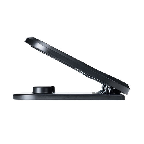 フットレスト（デスク下・足置き台・足踏み付・オフィス・家庭・ブラック）