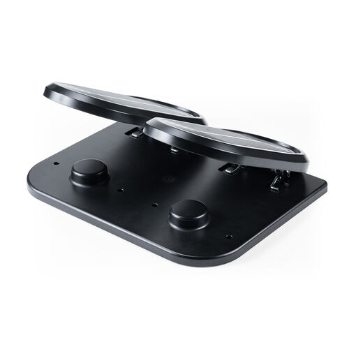 フットレスト（デスク下・足置き台・足踏み付・オフィス・家庭・ブラック）