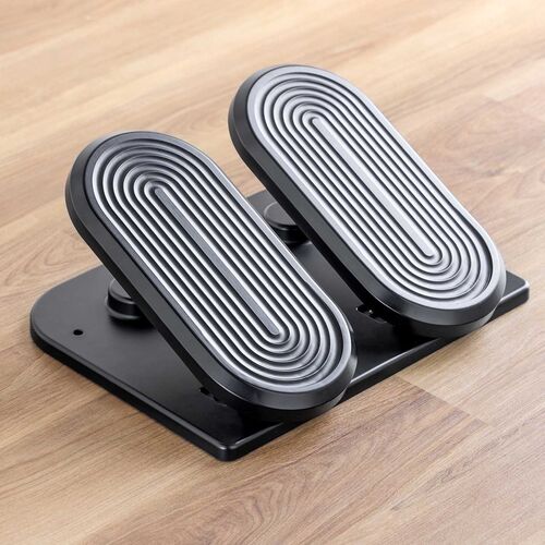 フットレスト（デスク下・足置き台・足踏み付・オフィス・家庭・ブラック）