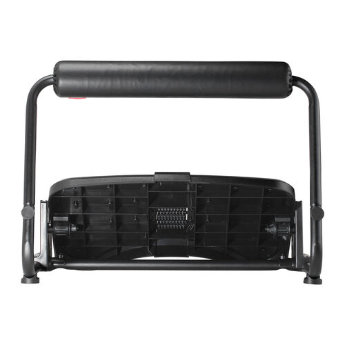 フットレスト（デスク下・オットマン付・クッション付・足裏刺激ローラー・高さ角度調整可能・足置き台・耐荷重40kg）