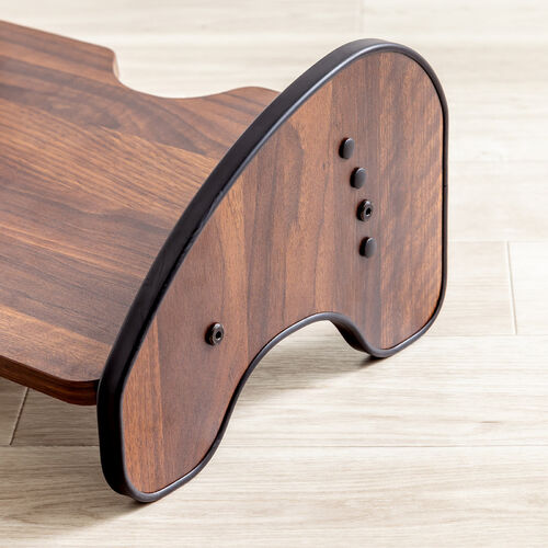 フットレスト（デスク下・木製・裏表使える・リバーシブル・足置き・2WAY・角度調整）