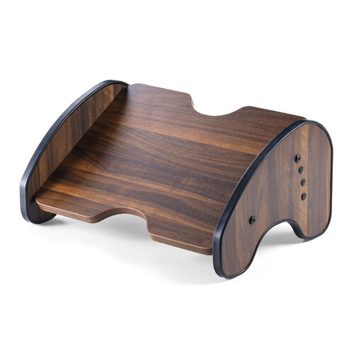 フットレスト（デスク下・木製・裏表使える・リバーシブル・足置き・2WAY・角度調整）