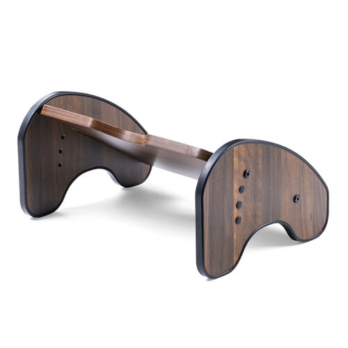 フットレスト（デスク下・木製・裏表使える・リバーシブル・足置き・2WAY・角度調整）