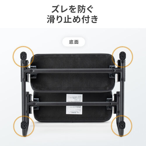 【アウトレット】3WAYフットレスト（極厚クッション・無段階・角度調整・3段階高さ調整・オットマン・デスク用・足置き台・ホワイト）