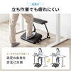 【アウトレット】3WAYフットレスト（極厚クッション・14段階高さ調整・角度調整・オットマン・デスク用・足置き台・折りたたみ・ブラック）